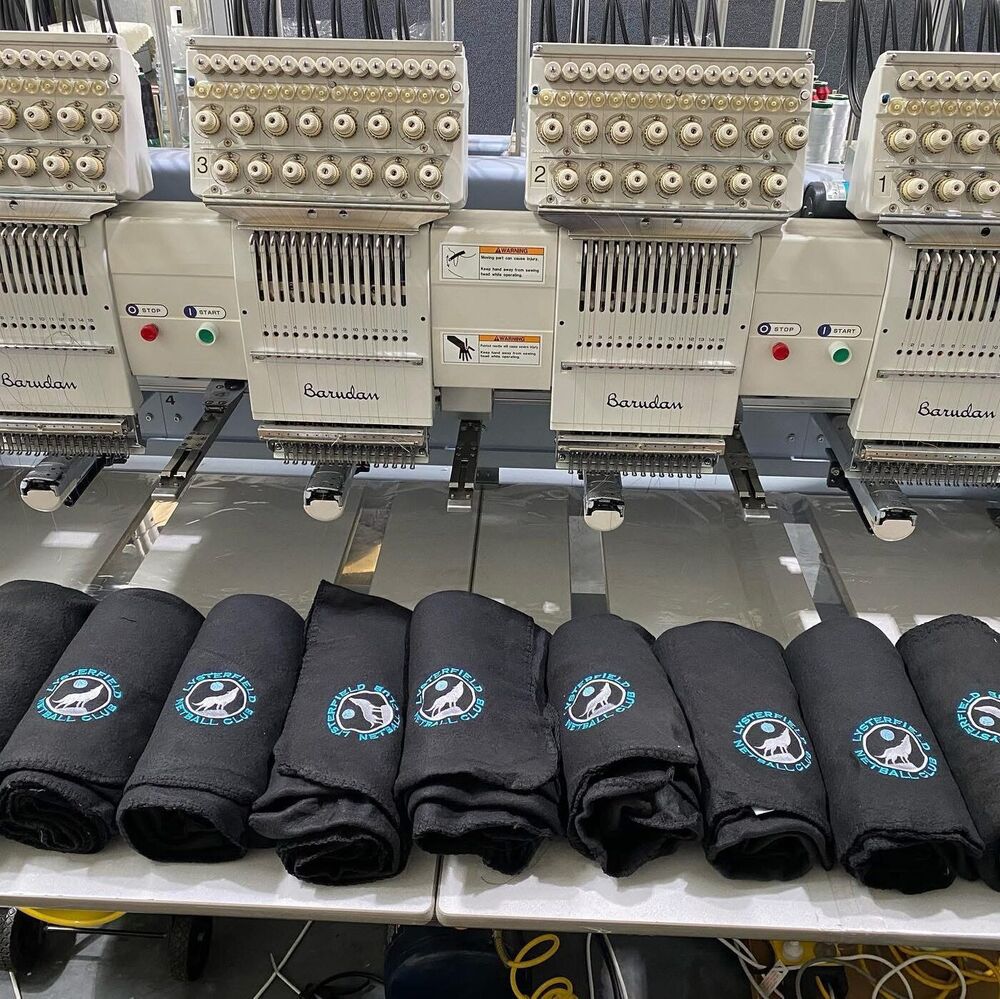 Lysterfield Netball Club — embroidered team apparel