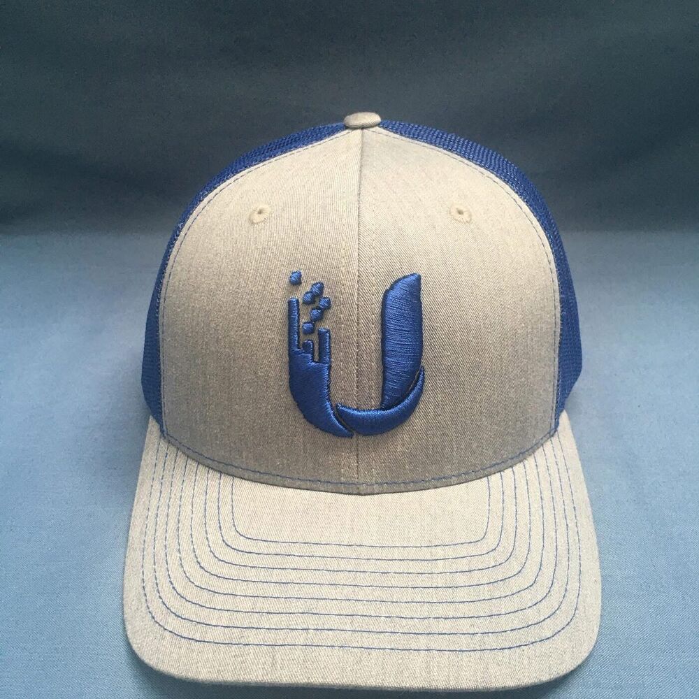 3D puff embroidery on a trucker cap