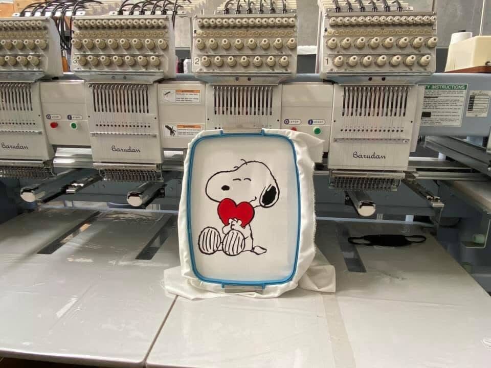 In-house embroidery on our Barudan machines